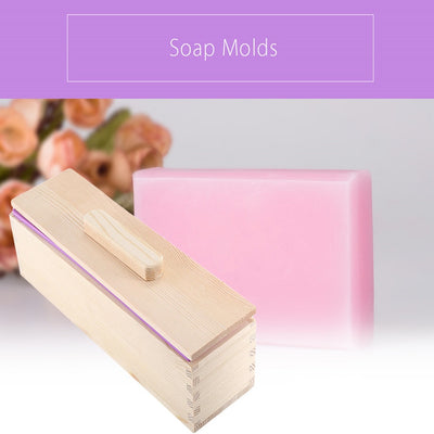 Silicone Liner Soap Crafts Mold Wooden Box